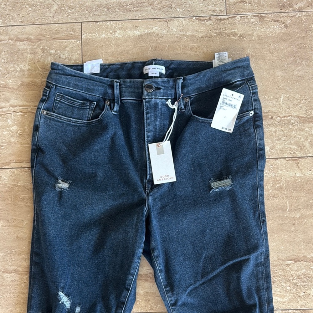 Good American Distressed Jeans